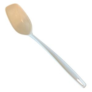 Vintage Nylon Serving Spoons Cream Tan Foley Kitchen‎ Cooking Utensil Solid 11"
